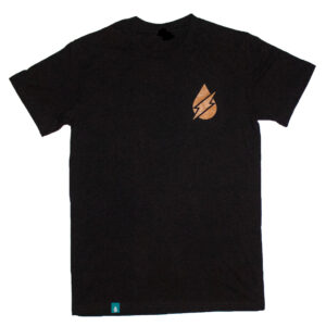 Mens Black & Gold Soft Tee