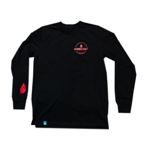 Mens Black & Red Long Sleeve
