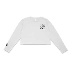 Womens Crop Campfire White